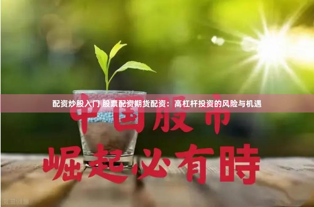 配资炒股入门 股票配资期货配资：高杠杆投资的风险与机遇
