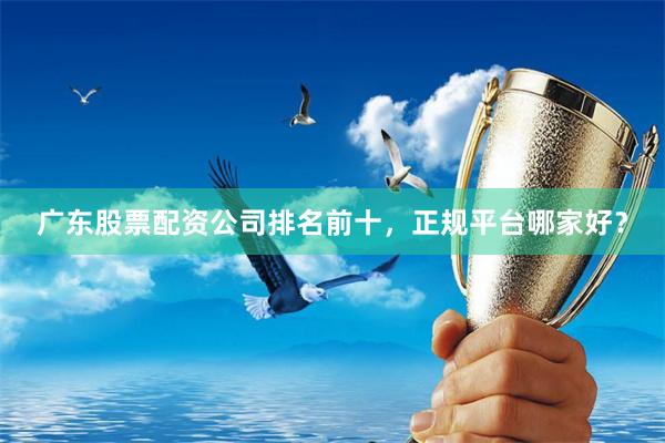 广东股票配资公司排名前十，正规平台哪家好？